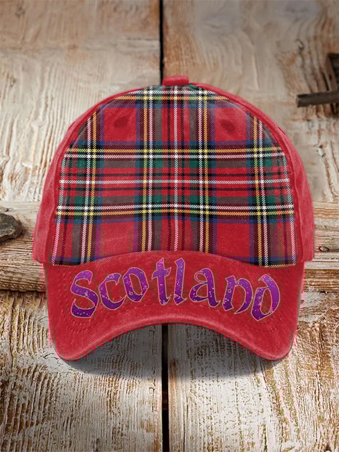 Scotland Check Hat